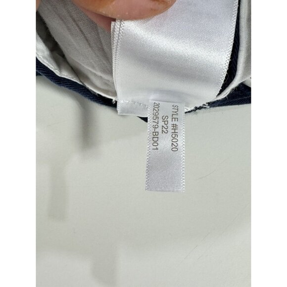 J Crew Shorts Mens Size 32 Navy Blue Solid 9" Inseam Casual Chino - Picture 7 of 10